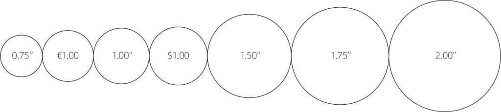 lapel pin size in enamel pin manufacturer