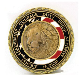 Antieke gouden uitdaging munt Antique Gold Challenge coin