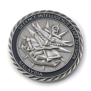 Antieke Silver Challenge Coin Antique Silver Challenge coin