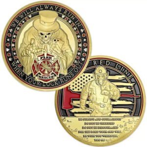 Custom Firefighter Challenge Coins No Minimum