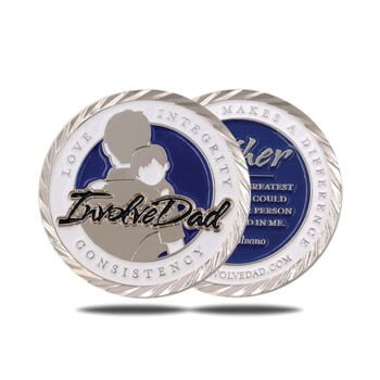High Polish Silver Challenge Coin High Polish Silver Challenge coin