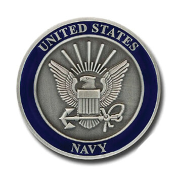 Custom Navy Challenge Coins