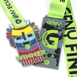 Enamel Filled Medals