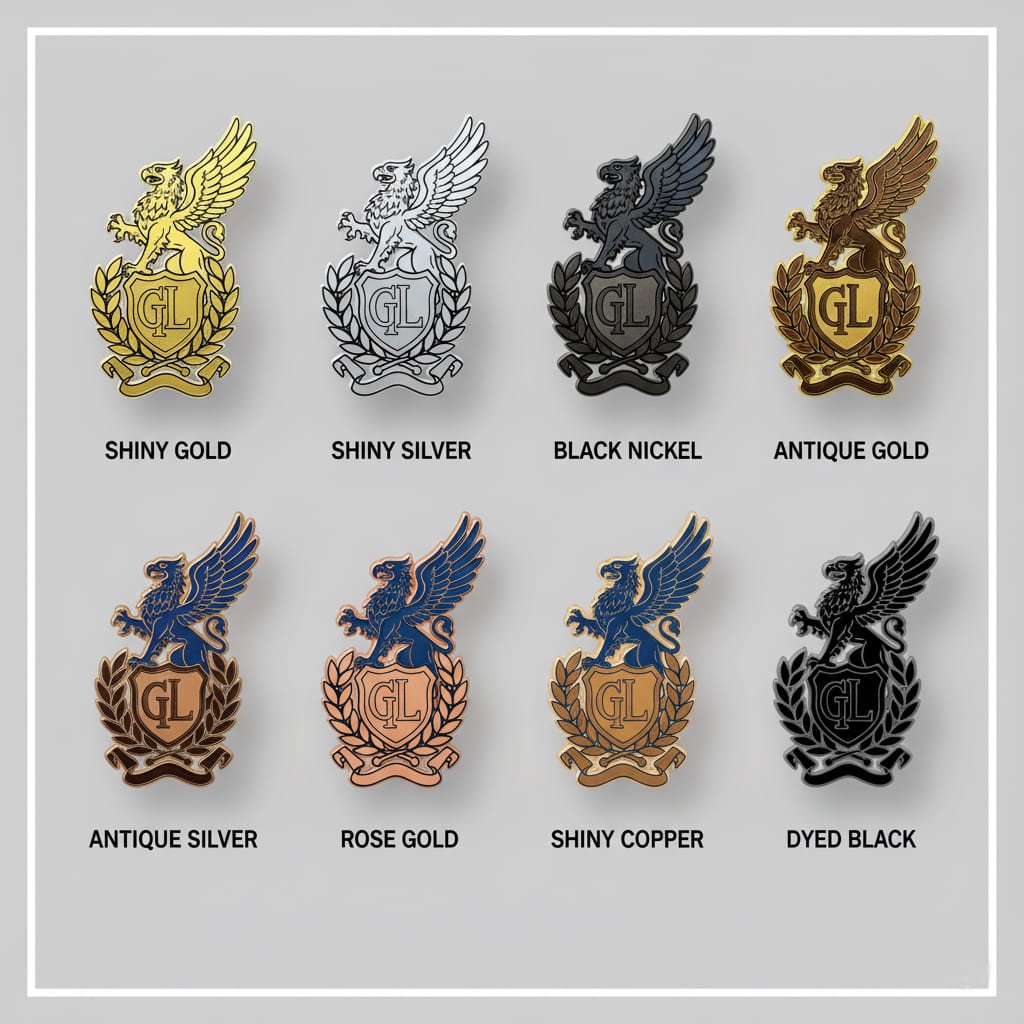 Custom Pin Metal Plating Options