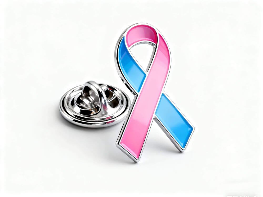 Pink and Blue Ribbon
