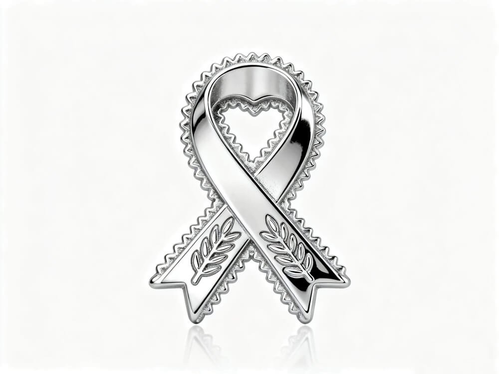 Survivors ribbon pin