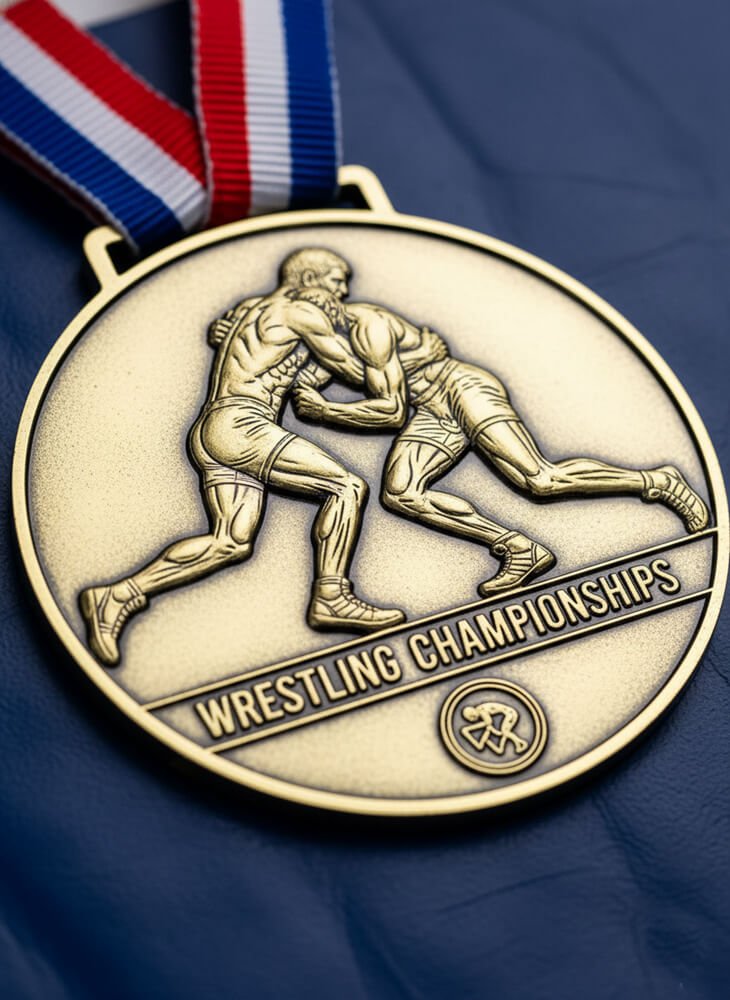 Custom Wrestling Medals