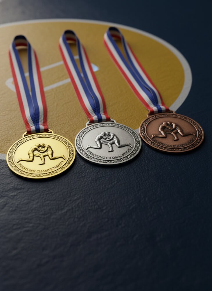 Custom Wrestling Medals