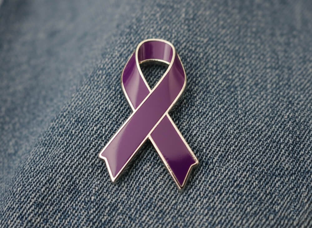 Purple Enamel Awareness Ribbon Metal Pins Meaning, History & Customization Guide