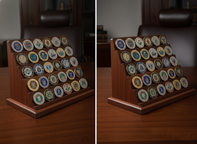How to Display Challenge Coins